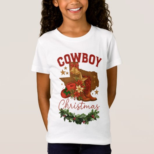 Cowboy Christmas T-Shirt (Vorderseite)