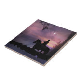 "Cowboy Church" Art Tile Fliese (Seite)