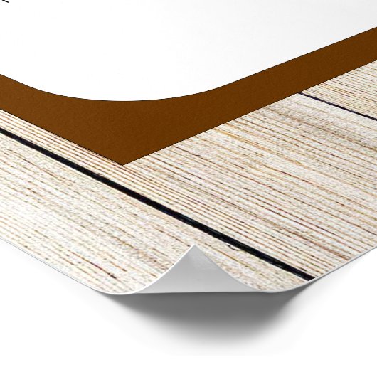 Cowboy-Code Poster (Ecke)