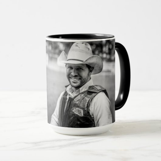 Cowboy Coffee Picture Foto Tasse USA Custom (VorderseiteRechts)