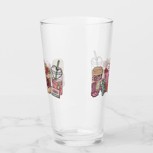 Cowboy Coffee Time Glas (Links)