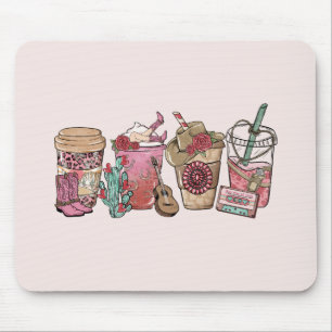 Cowboy Coffee Time Mousepad