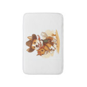 Cowboy Corgi � Western Rodeo Dog Badematte (Vorderseite Vertikal)