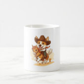 Cowboy Corgi - Western Rodeo Dog Kaffeetasse (Mittel)