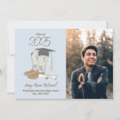 Cowboy Country Foto Abschluss Ankündigung (Vorderseite)