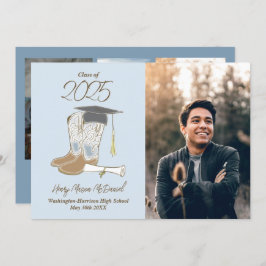 Cowboy Country Foto Abschluss Ankündigung