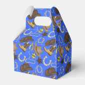 Cowboy Country Western Gable Gefälligkeitsbox Geschenkschachtel (Rückseite)