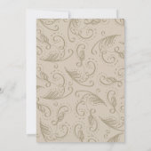 Cowboy Country Western Graduation Party Einladung (Rückseite)