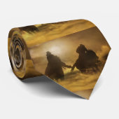 Cowboy Country Western Krawatte (Gerollt)