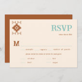 Cowboy Country Western QR Code Meetings RSVP (Vorne/Hinten)