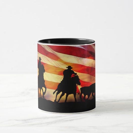 Cowboy Country Western Rodeo Tasse (Zentrum)