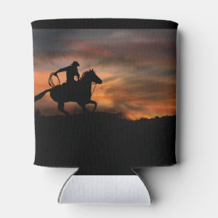 Cowboy Country Western Roping Koozie Dosenkühler