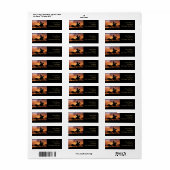 Cowboy Country Western Roping Rücksendeadresse (Vorne)