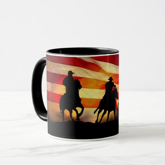 Cowboy Country Western Tasse (Vorderseite Links)