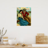 Cowboy Courship Poster (Küche)