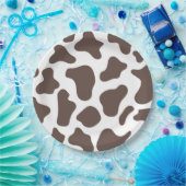 Cowboy Cow Print Wild West Western Rodeo Party Pappteller (Party)