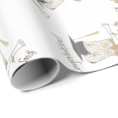 Cowboy Cowgirl Abschluss Country Western Party Geschenkpapier (Rolleneckpunkt)