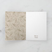 Cowboy Cowgirl Abschluss Country Western Party Karte (Innenseite)