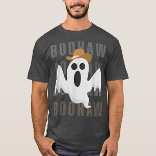 Cowboy Cowgirl BooHaw Retro Western Ghost lustige T-Shirt