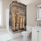 Cowboy & Cowgirl Boots Duschvorhang (Beispiel)