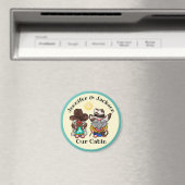 Cowboy & Cowgirl Gnome Couple Cruise Door Marker Magnet (In Situ (Geschirrspüler))