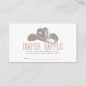 Cowboy/Cowgirl Hat Showbücher für Baby Begleitkarte (Vorderseite)