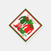 Cowboy Cowgirl Rodeo Western Shirts and Boots Serviette (Ecke)