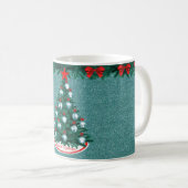 Cowboy Cowgirl Roping Weihnachtsbaum Tasse (VorderseiteRechts)
