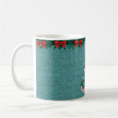 Cowboy Cowgirl Roping Weihnachtsbaum Tasse (Links)