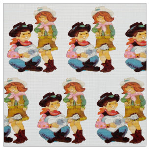 Cowboy-Cowgirl Stoff