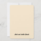 Cowboy & Cowgirl Sunset Dankeskarte (Rückseite)