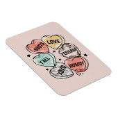 Cowboy Cowgirl Thema Herz Magnet (Rechte Seite)