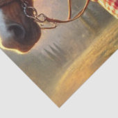 Cowboy Cowgirl und ein Western Seidenpapier (Detail)