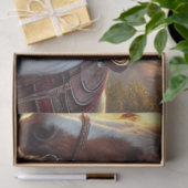 Cowboy Cowgirl und ein Western Seidenpapier (Geschenk)