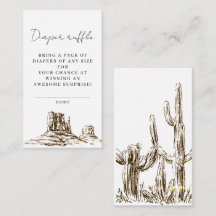 Cowboy Cowgirl Vintage Western Windel-Raffle