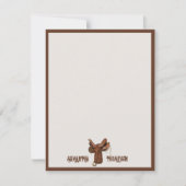 Cowboy Cowgirl Western Rodeo Country Name Mitteilungskarte (Vorderseite)