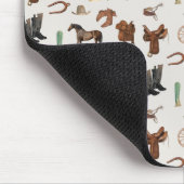 Cowboy Cowgirl Western Rodeo Country Pattern Mousepad (Ecke)