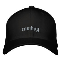 Cowboy Custom Old English Schwarz