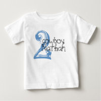 Cowboy Customizable 2. Geburtstagshirt
