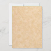 Cowboy danken Ihnen, die Western-alte Art zu Dankeskarte (Rückseite)