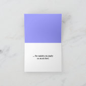 Cowboy Dankeschön Karte (Innenseite)