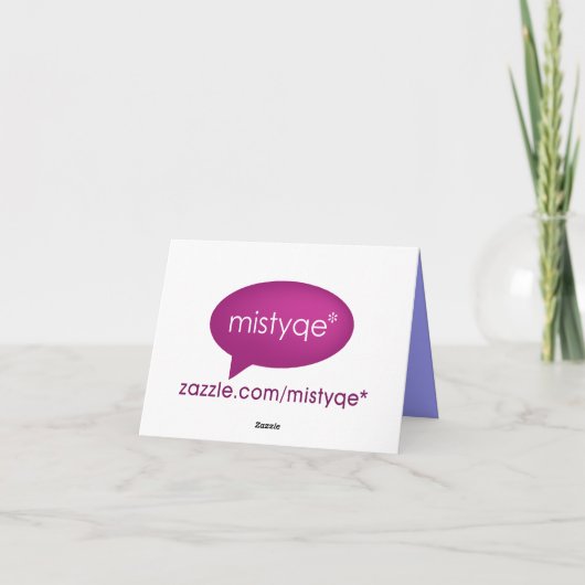 Cowboy Dankeschön Karte (Rückseite)