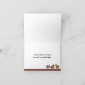 Cowboy Dankeschön Karte (Innenseite)