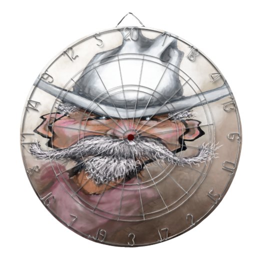 Cowboy Dartscheibe (vorne)