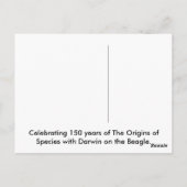 Cowboy Darwin über "Der Beagle" Postkarte (Rückseite)