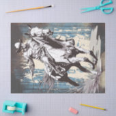 Cowboy Decoupage Seidenpapier (Basteln)