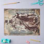 Cowboy Decoupage Seidenpapier (Basteln)