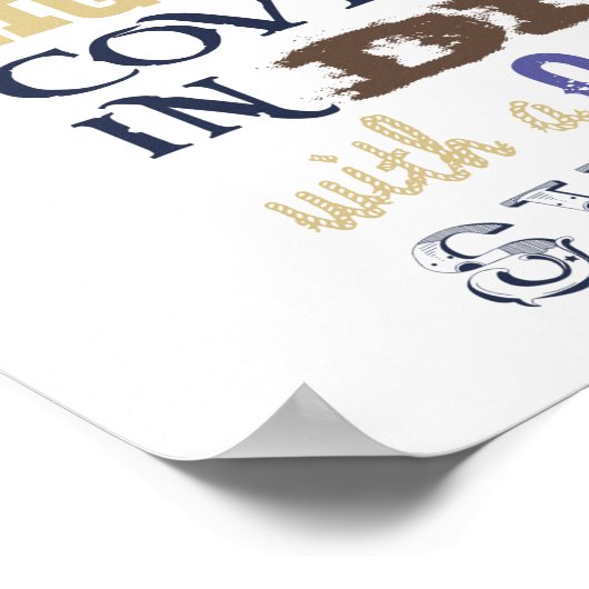 Cowboy Definition Poster (Ecke)