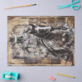 Cowboy-Dekoupage-Tissue Paper Seidenpapier (Basteln)