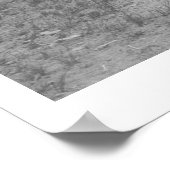 Cowboy, der ein Kalb für das Frühjahrsmarkieren an Poster (Ecke)